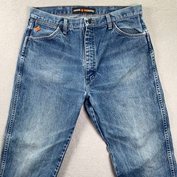 Wrangler FR Jeans Mens 36x36 Flame Resistant FR13MWZ HRC2 CAT2 Workwear - Picture 2 of 16